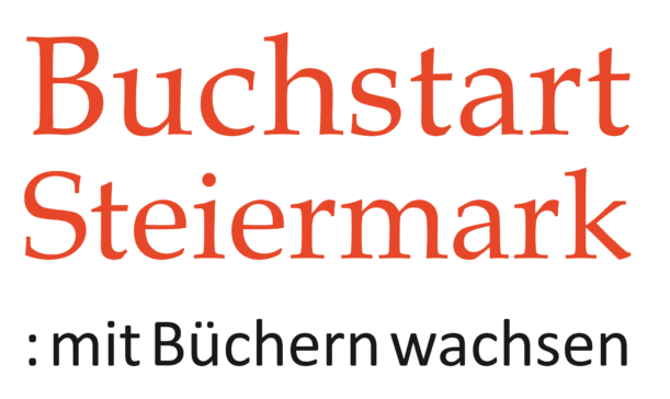 Logo: Buchstart Steiermark: mit Büchern wachsen
